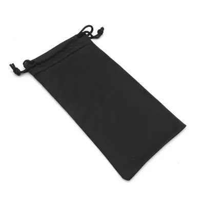Solid Colour Glasses Pouch and Microfibre Cloth Set, Drawstring Bag - 11