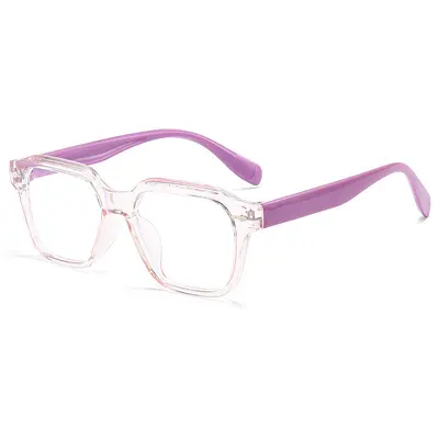 X1065 eckige Blaulichtfilter-Brille ohne Stärke, extra leicht - 7