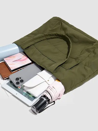 Retro Large-Capacity Single-Shoulder Bag for Travel and Fitness - 6