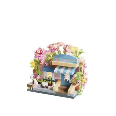 NLNM City Series Building Blocks Flower House for Girls - 6