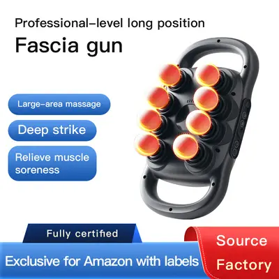 16-Head Fascia Gun for Waist and Back, Multi-Head Massager - 4