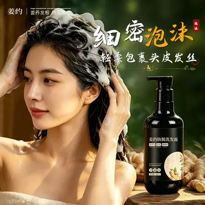 Jiangyue Ingwer-Haarausfall-Shampoo, volumengebend, mit Heshouwu - 4