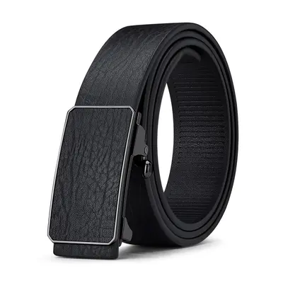 Emperor Paul leather belt for men, genuine leather, business alloy belt, automatic buckle belt, premium genuine trendy belt for men. - 11