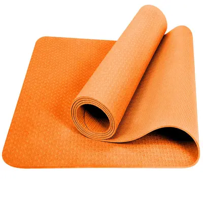 TPE-Yogamatte 6mm rutschfest und geruchlos, einfarbig - 7