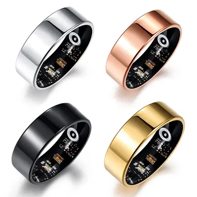 Smart Ring with Heart Rate and Sleep Monitoring, Waterproof Sports Mode