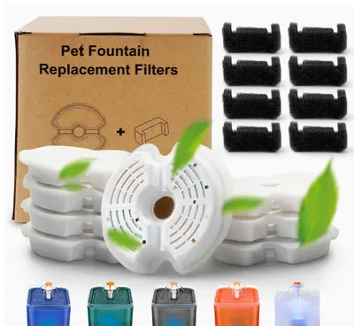 Replacement Filter for Pet Water Fountain, Stone Filter for Cat Water Dispenser - 10