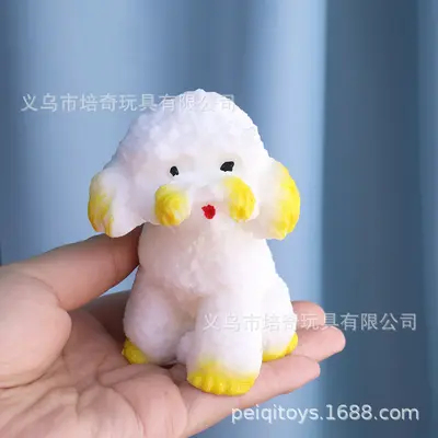 Large Dog Squeeze Toy, Pug Design Stress Relief Toy - 11