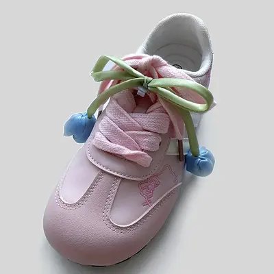 Korean-Style Ballet Tulip Shoe Charm, Pink - 9
