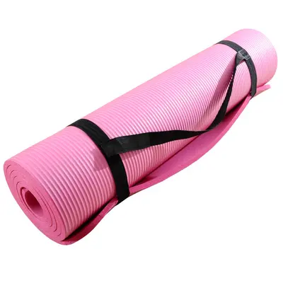 Thick NBR Yoga Mat 10mm / 15mm, Non-Slip, for Beginners - 4