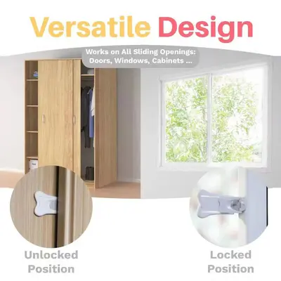 Child Safety Lock, Multifunctional Door Lock, Anti-Pull