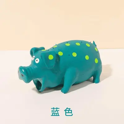 Squeaky Pig Dog Toy, Durable and Chew-Resistant - 8