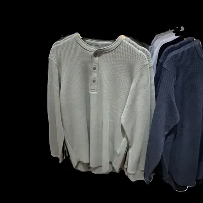 URAZ Langarm-Sweatshirt aus Waffelstrick, Modell 465496