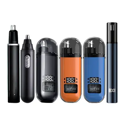 Electric Nose Hair Trimmer with Digital Display, Portable