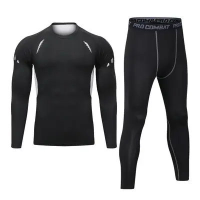 Men's Fitness Set, Compression Fit, Quick-Dry, Fleece-Lined - 10