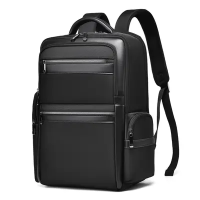 Men's Business Backpack with 15.6-Inch Laptop Compartment Casual College Bag