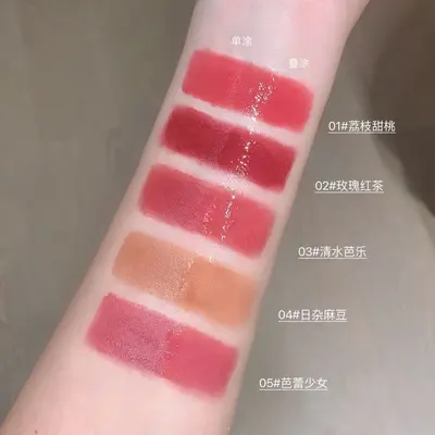 Kakashow çift başlıklı ruj ve dudak parlatıcısı, ayna parlak ve mat finish