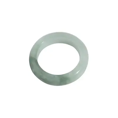 Tianshan emerald jade bangle, ice glutinous type, floating flower pattern