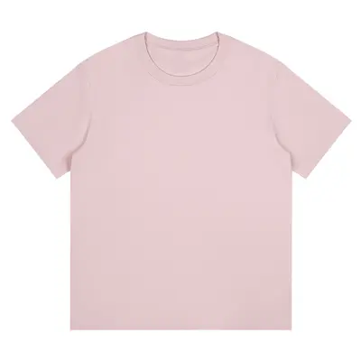 230g rundhals t-shirt kurzarm herren und damen sommer schwergewicht reine baumwolle lockere einfarbig basic t-shirt weiß bekleidung - 12