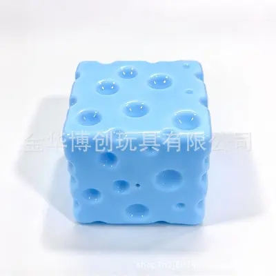 Übergroßes Käse-Quetschspielzeug mit Vaseline und Kokosöl-Füllung