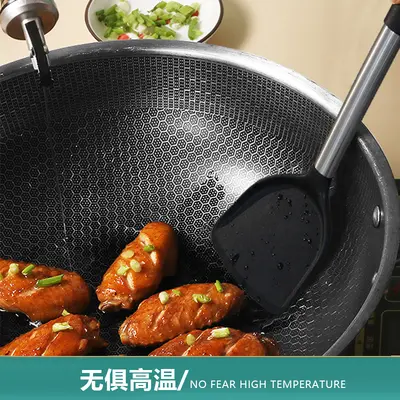 Sınır ötesi silikon spatula ve çorba kaşığı 15 parçalı set, yapışmaz silikon spatula, yüksek sıcaklığa dayanıklı ev tipi silikon mutfak gereçleri seti toptan satış