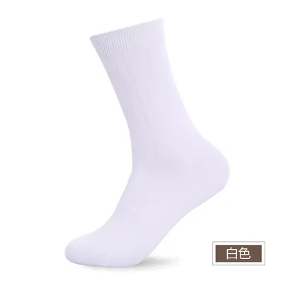 Herren-Baumwollarbeitssocken für alle Jahreszeiten, dicke Mittellängen-Socken für Herbst und Winter, doppelt gestrickte, vollständig baumwollene, geruchsbekämpfende Socken, Zhuji-Socken. - 7