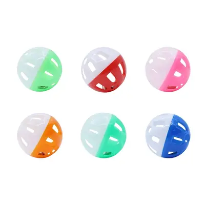 Self-Play Moving Cat Toy Ball with Bell, Hollow Design for Kittens - 5