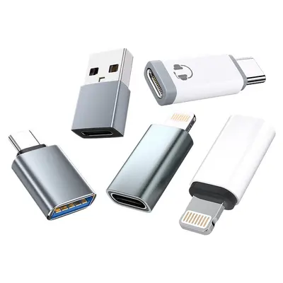 Sınır ötesi USB'den USB-C'ye cep telefonu adaptörü OTG adaptörü, Apple iPad Huawei Samsung Google OEM için uygun