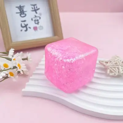 5.5cm Ice Cube Squeeze Toy, Maltose Stress Relief Block, Slow Rebound - 11
