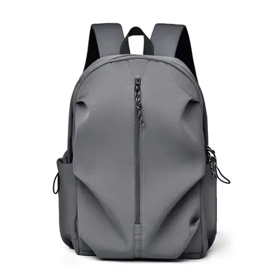 Lightweight Couple Backpack, Unisex, Solid Color, Large Capacity Daypack - 13