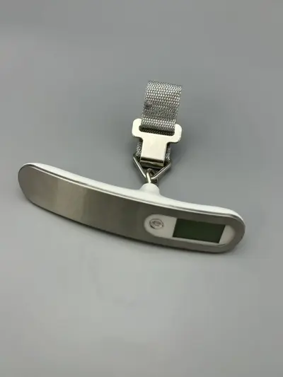 Fabrika sınır ötesi taşınabilir elektronik tartı mini küçük taşınabilir yüksek hassasiyetli el tartı kanca ölçeği paslanmaz çelik bagaj ölçeği - 7