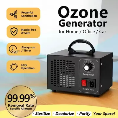 Factory Direct Sale Ozone Generator Home Decoration Air Formaldehyde Remover Odor Eliminator Air Purifier Ozone Disinfection Machine