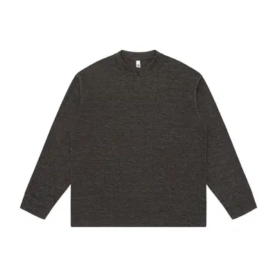 Men's Loose Long-Sleeve Basic T-Shirt, Casual Fit