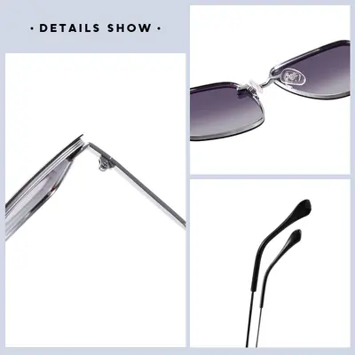 2026 Polarized Sunglasses, Metal Frame, UV Protection, Women's, Model 2232 - 5