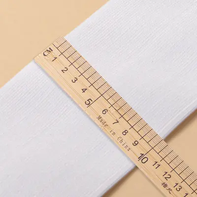 Black Flat Elastic Rubber Band 10 cm Wide, 5 cm Thick - 12