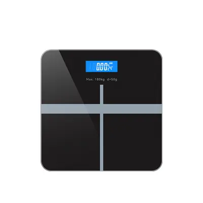 Tempered glass smart digital body scale for adults, home health weight measuring device