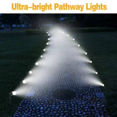 38 LED Outdoor Solar Spotlight for Garden and Pathway - 7