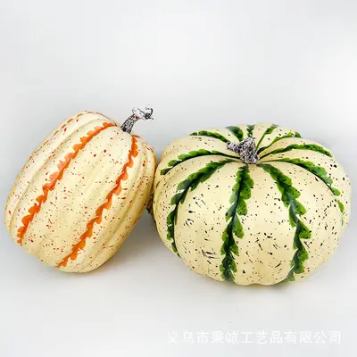 Simulated Decorative Pumpkin for Halloween Photography Scenes - 3
