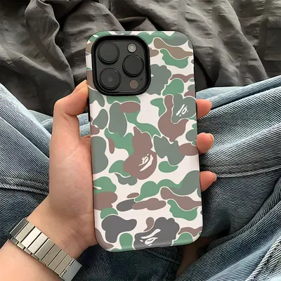 Camouflage Phone Case for iPhone 18 Pro Max, Drop-Proof Hard Shell