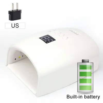 Pille çalışan tırnak UV lambası, giyilebilir tip - 8