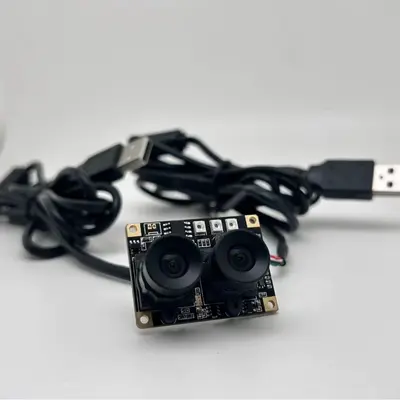 Yeni ürün 2 milyon renkli geniş dinamik + 2 milyon siyah beyaz USB dürbünlü kamera yüz tanıma 3D canlı algılama