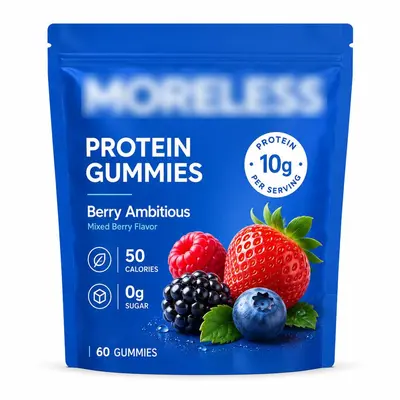 Moreless Protein Gummies, жевательные мармеладки Body Care Gummies, ежедневный уход за телом и заряд энергии