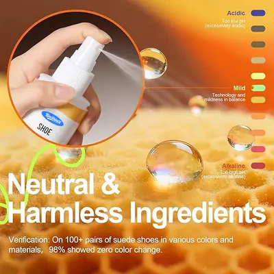 KineShineX Suede and Matte Protective Spray, Waterproof, Keeps Dry in Rain and Snow