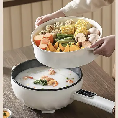 Multifunctional Electric Pot, Large Capacity, Non-Stick Electric Wok