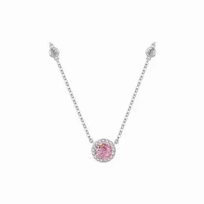 Meeresblau Schlüsselbein-Kette 5A Zirkonia Luxus-Halskette Damen - 9