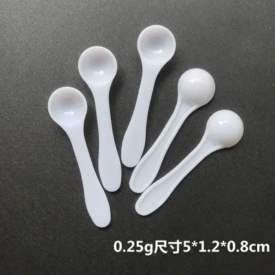 Yaratıcı ölçüm kaşığı 1g3g5g10g2g süt tozu kaşığı plastik kaşık tuz kaşığı Panax notoginseng tozu ilaç tozu kaşığı kantitatif kaşık - 7