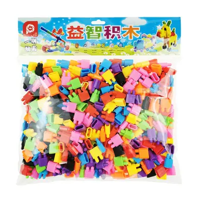 Children's DIY Educational Building Block Set with Creative Lighting - 10