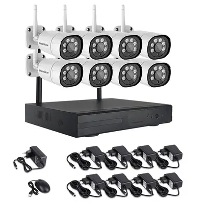 CCTV 8 Kanal WIFI Kamera Sistemi 5MP