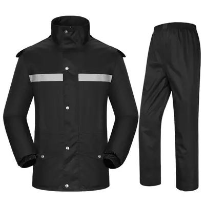 Regenjacke und Regenhose Set Ganzkörper wasserdicht für Herren und Damen geteilte Elektrofahrzeug Reiten Fischerei Kleidung reflektierend wasserdicht Großhandel
