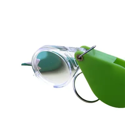 Plastic Folding Keychain Magnifier for Elderly Reading
