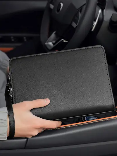 2026 Men's Clutch Bag, Large Capacity with Combination Lock - 4